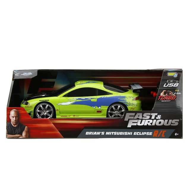 Fast & Furious RC 1995 Mitsubishi Eclipse 1:16 Jada RC