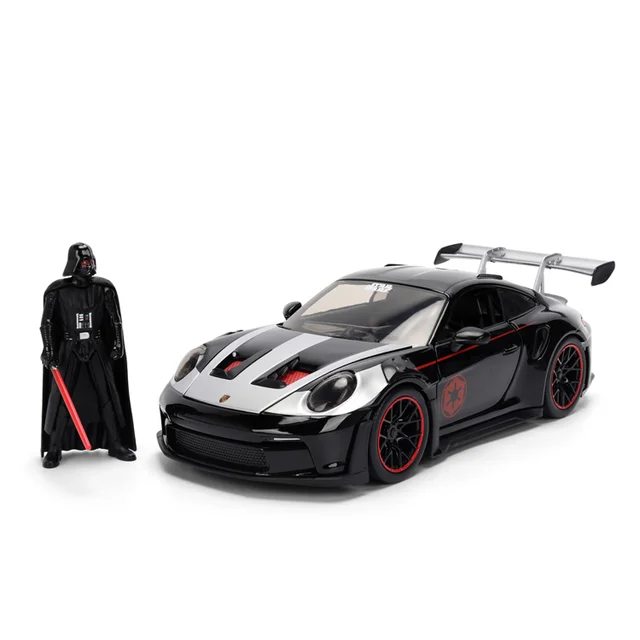 Star Wars Darth Vader Porsche 911 Gt3 Rs W/Fig 1:24 Jada Toys