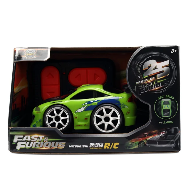 Fast & Furious Small Blocks RC Mitsubishi Eclipse 1:28 Jada RC