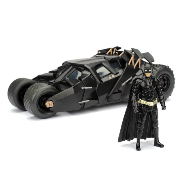 Batman The Dark Knight Batmobile W/Figure 1:24 Jada Toys