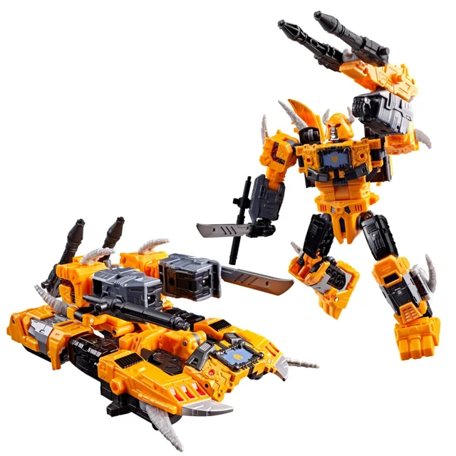 Transformers Age of the Primes Herald of Unicron, Leader Class 19 cm Converting Action Figure, Robot Toys for Ages 8+