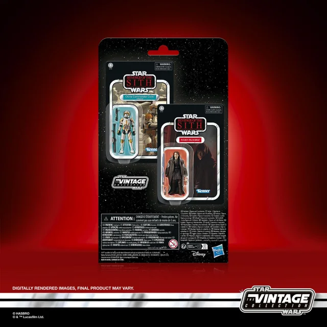 Star Wars The Vintage Collection Anakin Skywalker & Clone Commander Cody Action Figure (9.5 cm)