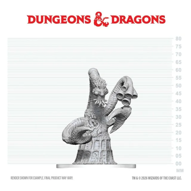 Dungeons & Dragons Nolzur's Marvelous Miniatures Unpainted Miniature Yithian 14 cm