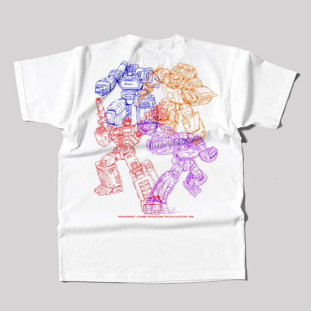 Transformers x THUMBS Mainframe T-Shirt White