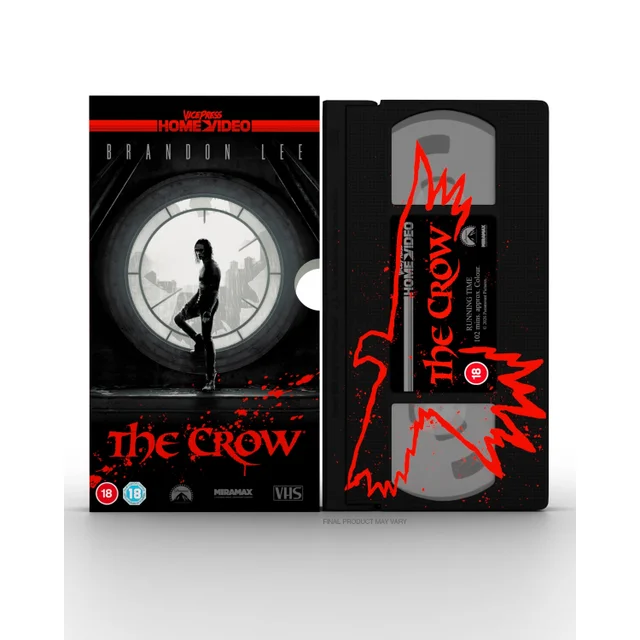 The Crow - Vice Press Home Video VHS