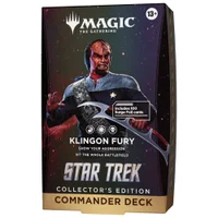 Magic: The Gathering | Star Trek Collector’s Edition Commander Deck - Klingon Fury - undefined undefined