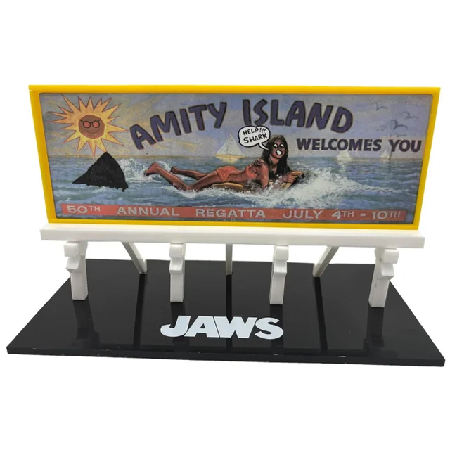 Jaws Scaled Prop Replica Amity Island Billboard - Factory Entertainment