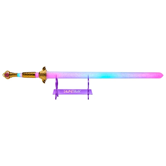 KPop Demon Hunters Rumi Sain-Geom Premium Electronic Sword with Interactive LEDs and Sound Effects, Officially Licensed