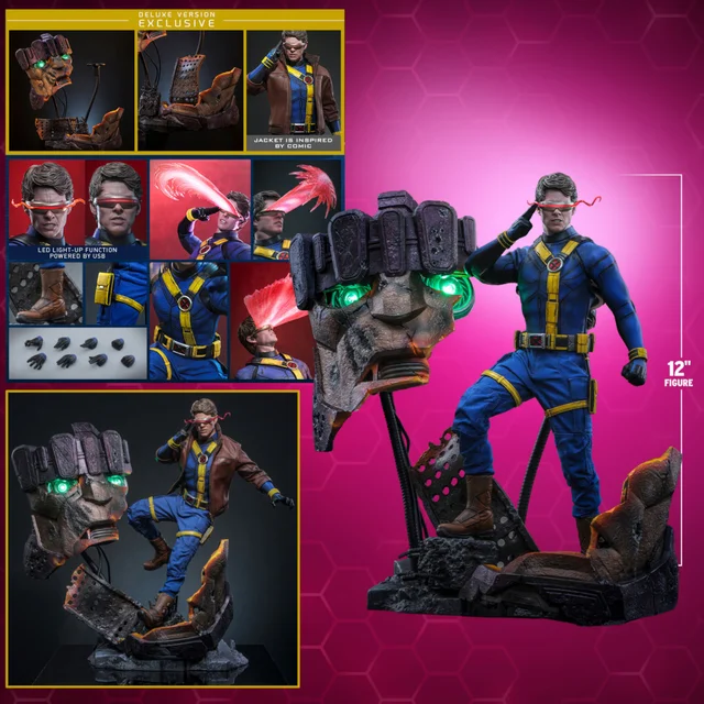 Hot Toys 1/6 Scale Avengers Doomsday Cyclops Deluxe Version Statue (31cm)