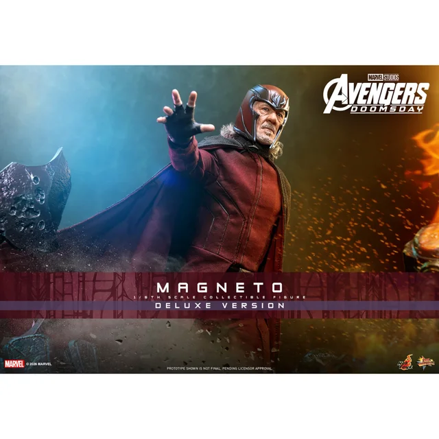 Hot Toys 1/6 Scale Avengers Doomsday Magneto Deluxe Version Statue (30cm)