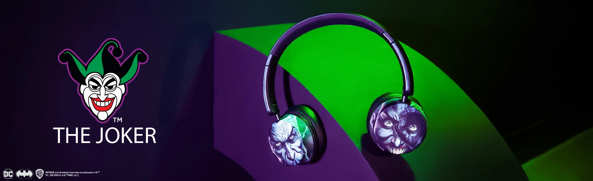 THE JOKER BRAND EVENT HEADPHONES BANNER