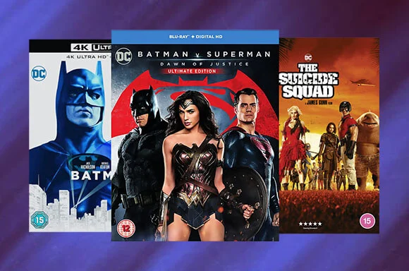 20% OFF BATMAN DC MOVIES