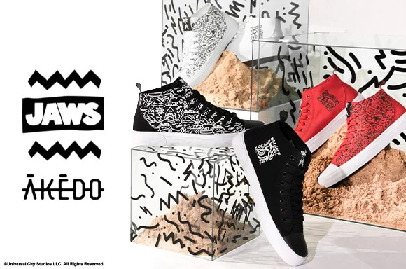 Akedo x Jaws Deep Sea Doodle Adult Signature High Top
