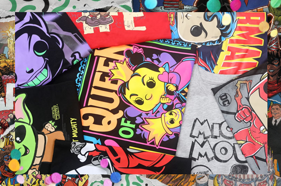 5 PACK OF FUNKO TEES