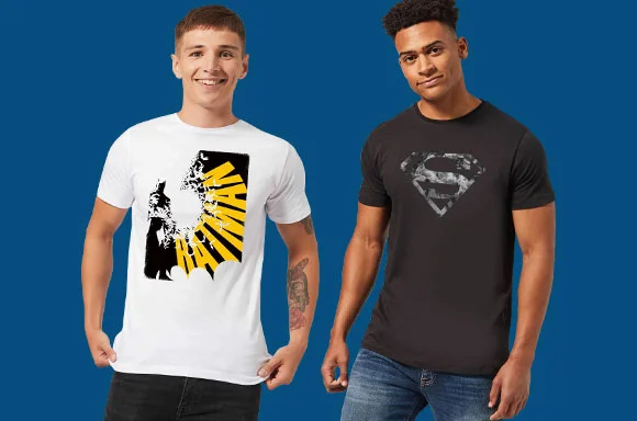 2 FOR $32.99<BR>DC COMICS T-SHIRTS