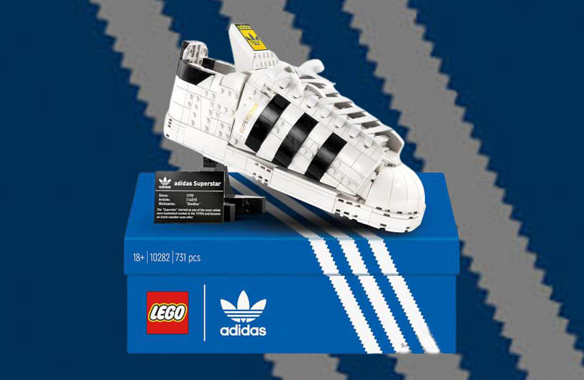 LEGO ADIDAS SUPERSTAR SHOE