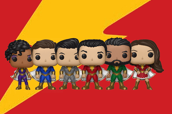 3 FOR £30 SHAZAM POP! VINYL