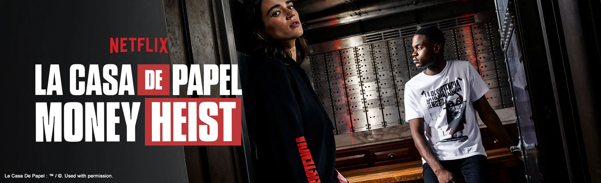 MONEY HEIST GO LIVE BANNERS