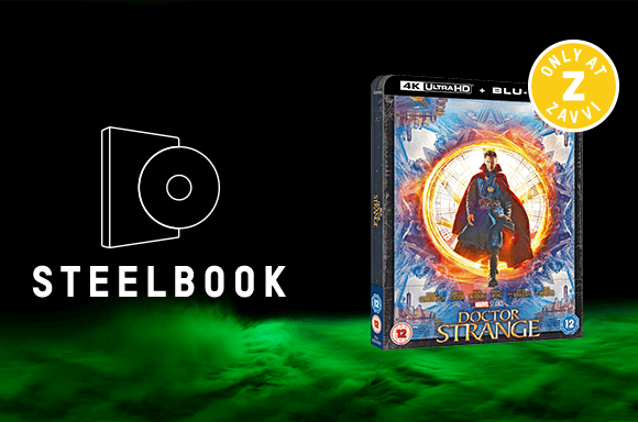 DOCTOR STRANGE 4K ULTRA HD<br>ZAVVI EXCLUSIVE STEELBOOK