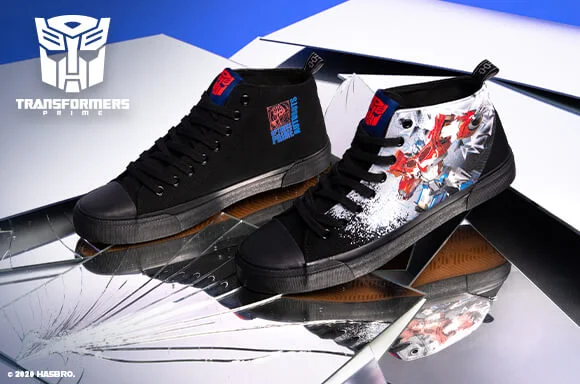 Transformers: Optimus Prime All Black Adult Signature High Top