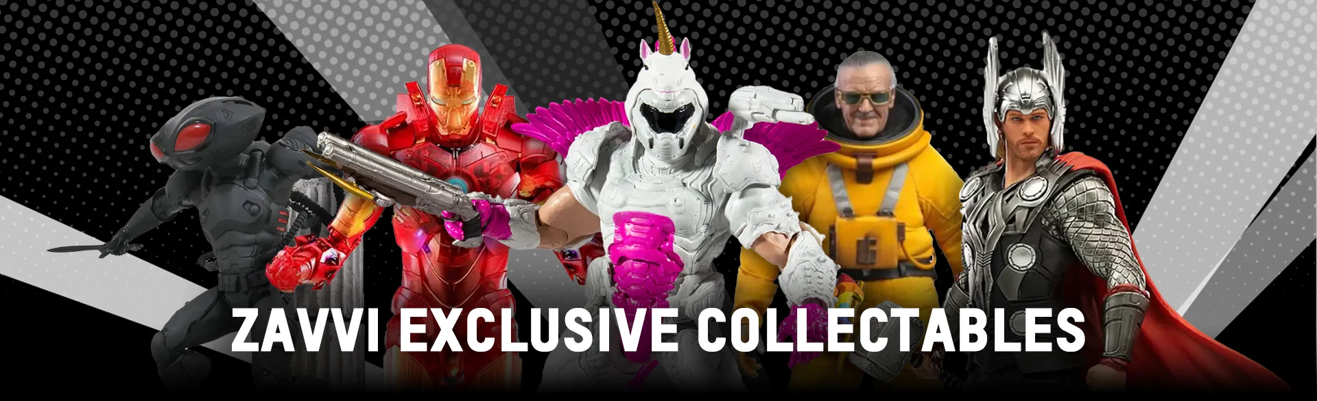 ZAVVI EXLCUSIVE COLLECTABLES BANNER